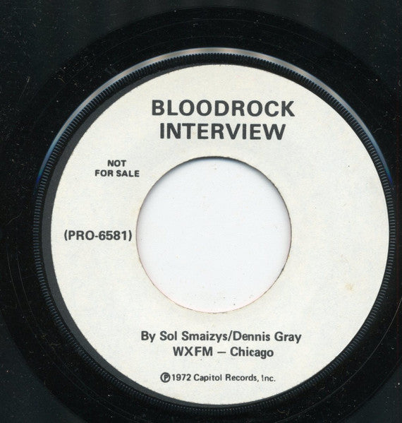 Bloodrock : Help Is On The Way / Bloodrock Interview (7", Promo)