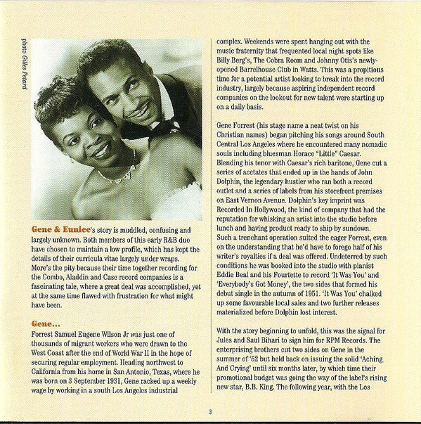 Gene And Eunice : Go On Ko Ko Mo! (CD, Comp)