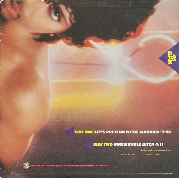 Prince : Let's Pretend We're Married (12", Maxi, ARC)