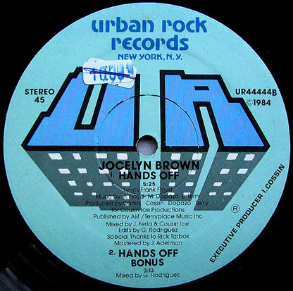 Jocelyn Brown : Hands Off (12")