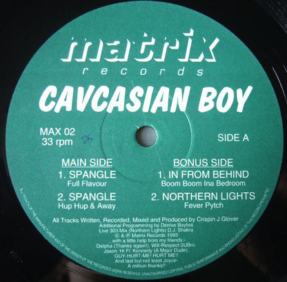 Caucasian Boy : Spangle (12")