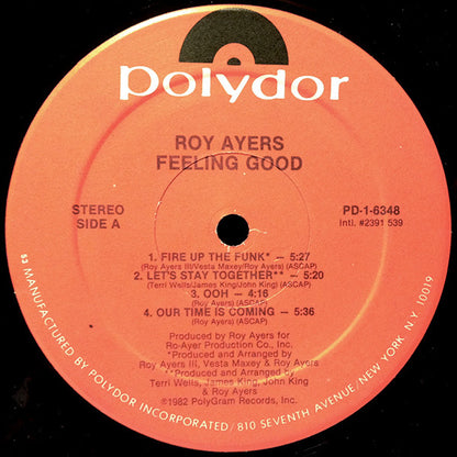 Roy Ayers : Feeling Good (LP, Album)