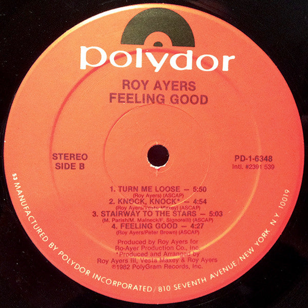 Roy Ayers : Feeling Good (LP, Album)