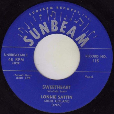 Lonnie Sattin : Sweetheart / That's All (7", Single)