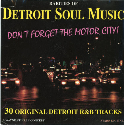 Various : Rarities Of Detroit Soul Music (CD, Comp)