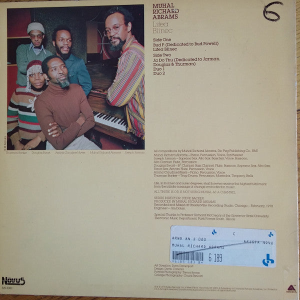 Muhal Richard Abrams : Lifea Blinec (LP)
