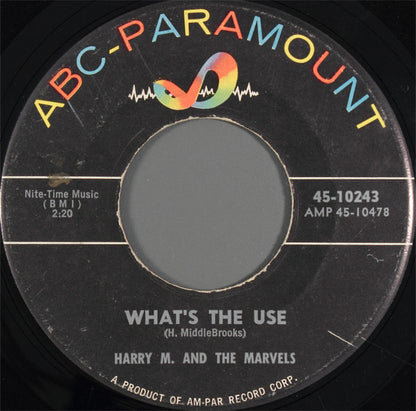 Harry Middlebrooks And The Marvels (5) : The "U-T" (7")