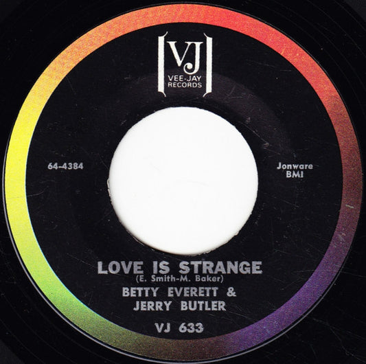 Betty Everett & Jerry Butler : Love Is Strange / Smile (7", Single, Styrene)