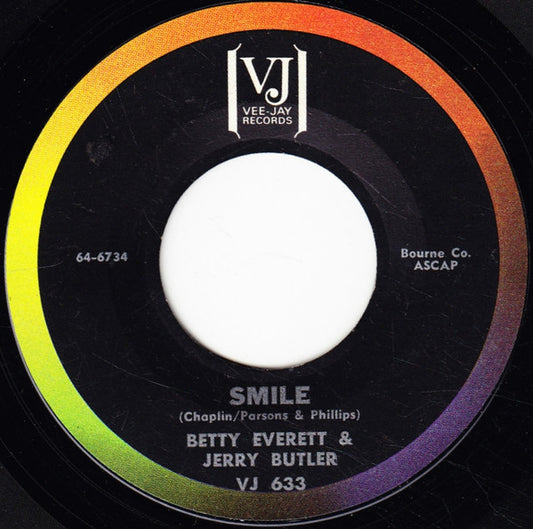 Betty Everett & Jerry Butler : Love Is Strange / Smile (7", Single, Styrene)