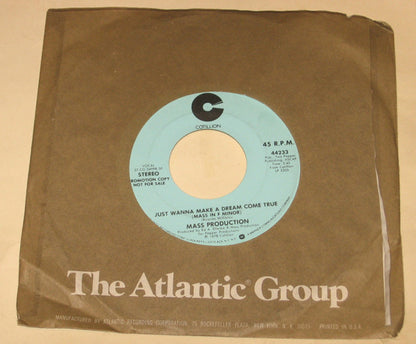 Mass Production : Just Wanna Make A Dream Come True (Mass In F Minor) (7", Mono, Promo)
