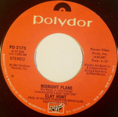 Clay Hunt : Keep Me On Fire (7", Styrene)