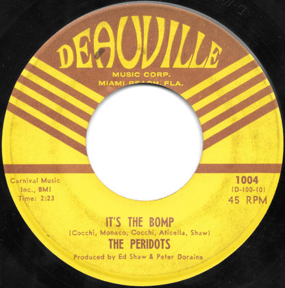 The Peridots : Hully Gully All Nite Long / It's The Bomp (7", Single)