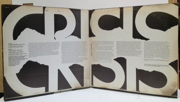 Ornette Coleman : Crisis (LP, Album, Quad, Promo)