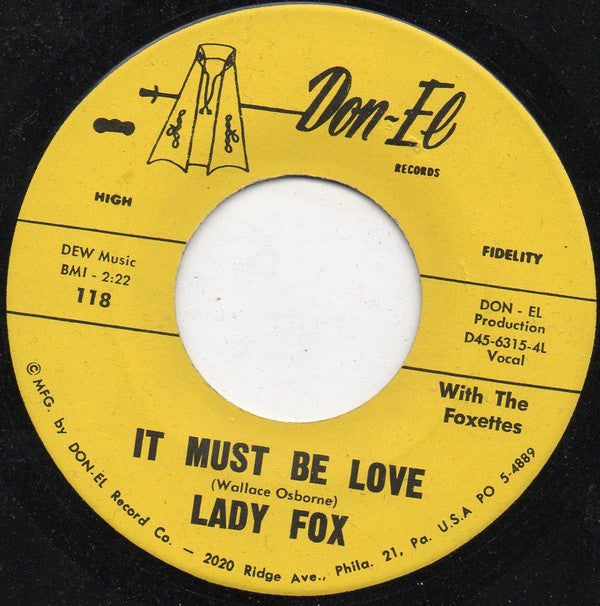 Lady Fox And The Foxettes : How Are You (7")