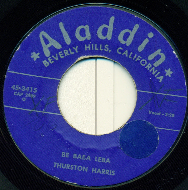 Thurston Harris : Be Baba Leba / I'm Out To Getcha (7", Single, Styrene)
