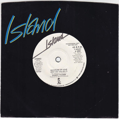 Robert Palmer : Discipline Of Love (7", Single, Promo)