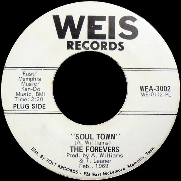 The Forevers : Soul Town (7", Promo)