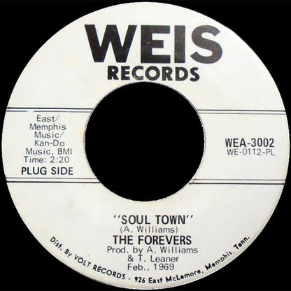 The Forevers : Soul Town (7", Promo)
