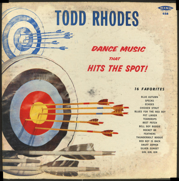 Todd Rhodes : Dance Music That Hits The Spot (LP, Album, Mono)