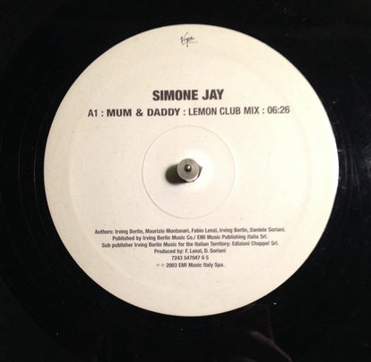 Simone Jay : Mum & Daddy (12")