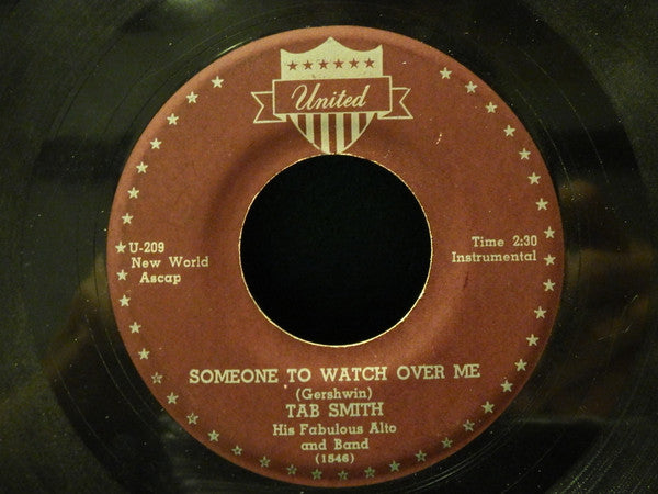 Tab Smith Orchestra : Soft Breeze / Someone To Watch Over Me (7", Mono)