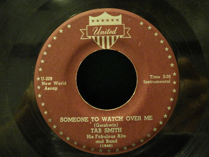 Tab Smith Orchestra : Soft Breeze / Someone To Watch Over Me (7", Mono)