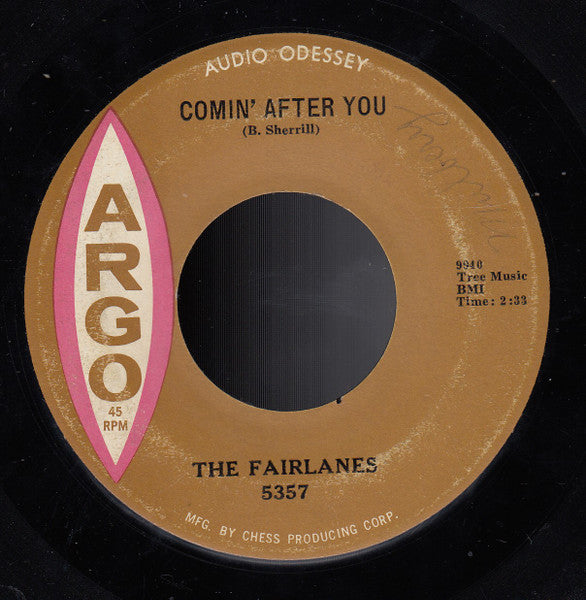The Fairlanes (6) : Comin' After You / Little Girl, Little Girl (7")