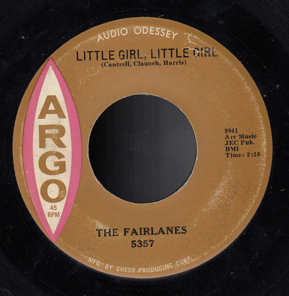 The Fairlanes (6) : Comin' After You / Little Girl, Little Girl (7")