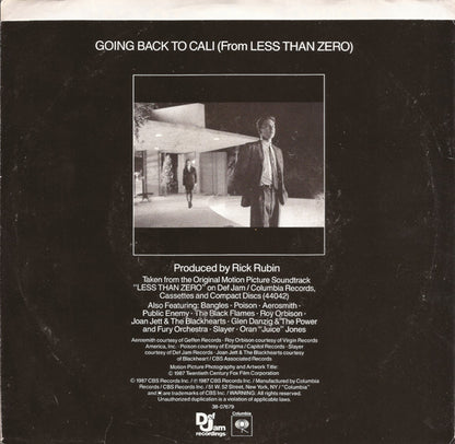 L.L. Cool J* : Going Back To Cali (7", Single, Styrene)