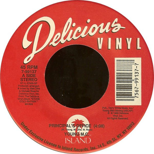 Young MC : Principal's Office (7", Single)
