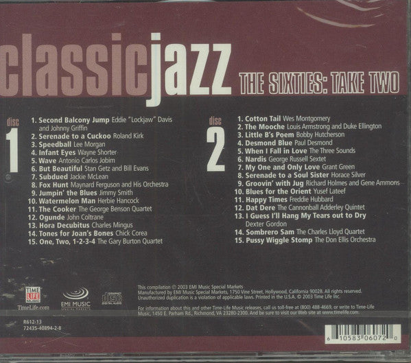 Various : Classic Jazz: The Sixties - Take Two (2xCD, Comp)