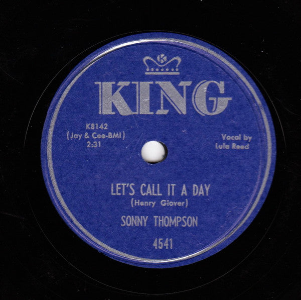 Sonny Thompson : Let's Call It A Day / Blues Mambo (Shellac, 10")