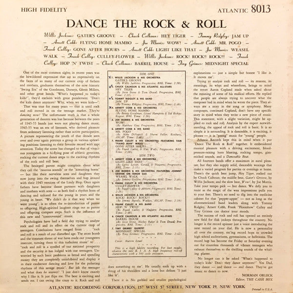 Various : Dance The Rock & Roll (LP, Comp)