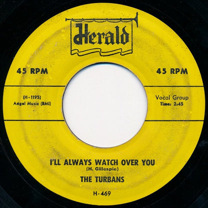 The Turbans : Sister Sookey / I'll Always Watch Over You (7", Single)