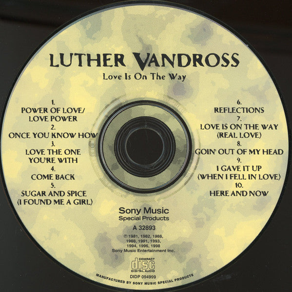 Luther Vandross : Love Is On The Way (CD, Comp)
