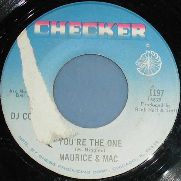 Maurice & Mac : You Left The Water Running (7", Single, Promo)
