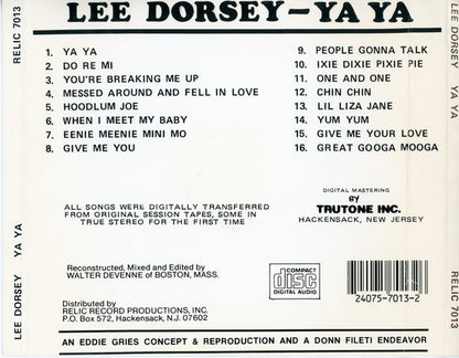Lee Dorsey : Ya Ya (CD, Comp)