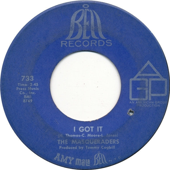 The Masqueraders : I Ain't Got To Love Nobody Else (7", Single)