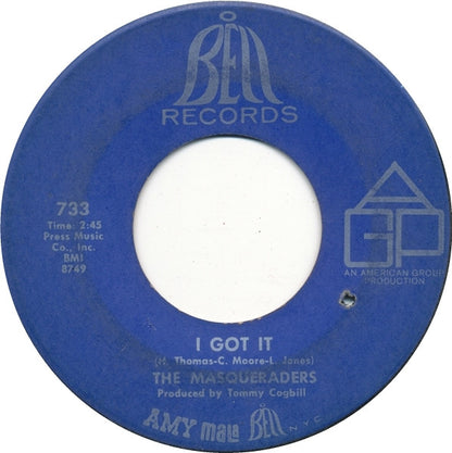 The Masqueraders : I Ain't Got To Love Nobody Else (7", Single)