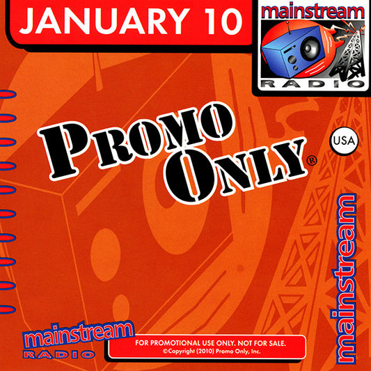 Various : Promo Only Mainstream Radio: January 2010 (CD, Comp, Promo)