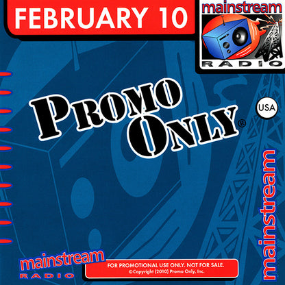 Various : Promo Only Mainstream Radio: February 2010 (CD, Comp, Promo)