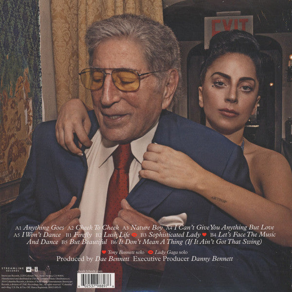 Tony Bennett & Lady Gaga : Cheek To Cheek (LP, Album, Gat)