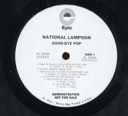 National Lampoon : Good-Bye Pop 1952-1976 (LP, Album, Promo)