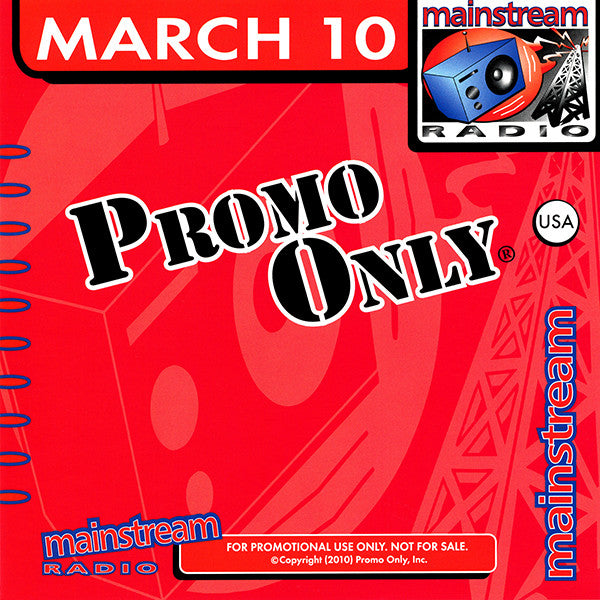 Various : Promo Only Mainstream Radio: March 2010 (CD, Comp, Promo)