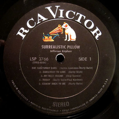 Jefferson Airplane : Surrealistic Pillow (LP, Album, Roc)