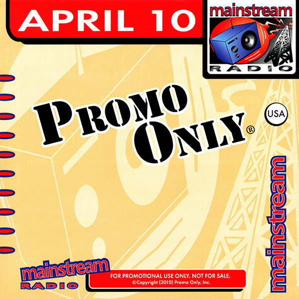Various : Promo Only Mainstream Radio (April 2010) (CD, Comp, Promo)