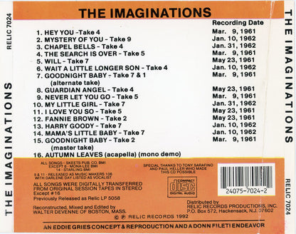 The Imaginations (4) : Goodnight Baby  (CD, Comp)