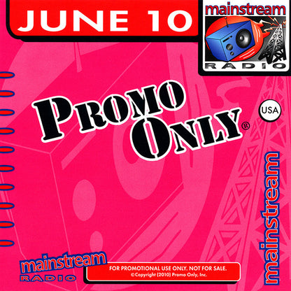 Various : Promo Only Mainstream Radio (June 2010) (CD, Comp, Promo)