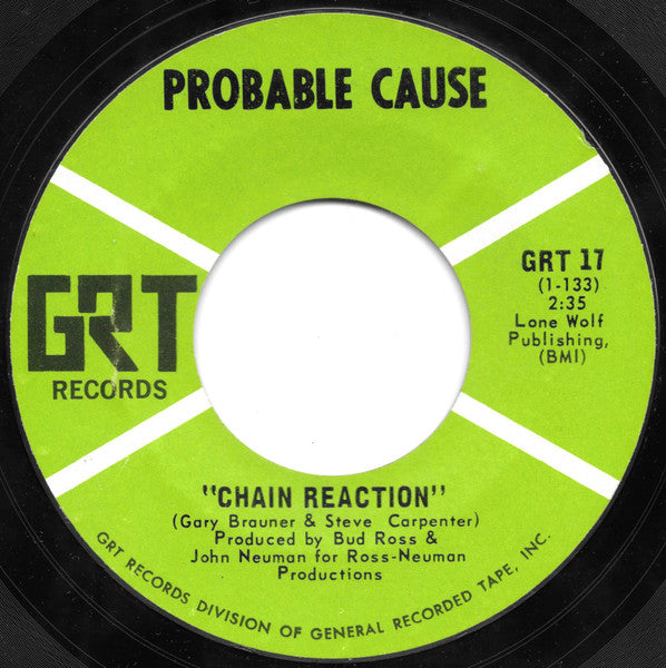 Probable Cause : Chain Reaction / Tailspin (7", Single)