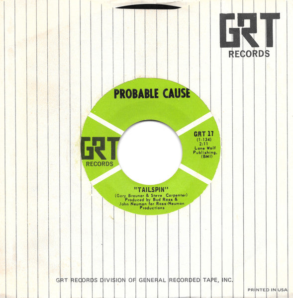 Probable Cause : Chain Reaction / Tailspin (7", Single)